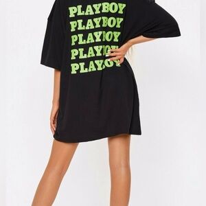 Missguided Oversized Playboy Dress